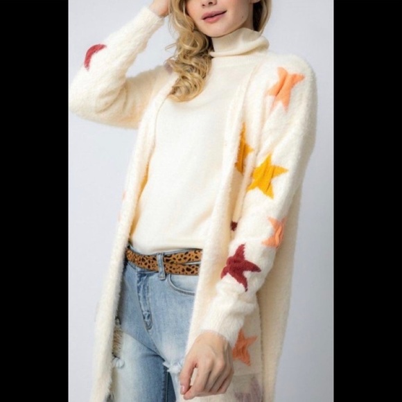 Davi & Dani Loose Fit Layering Boyfriend Cardigan - Picture 2 of 12